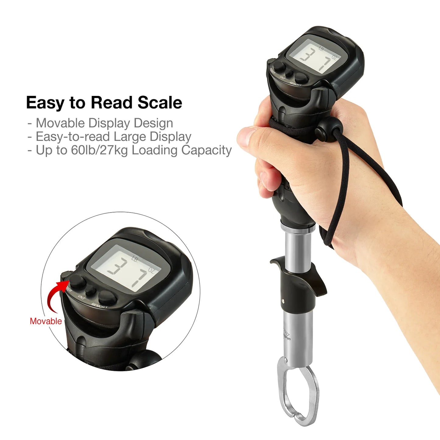 Piscifun® Fish Lip Gripper with Digital Scale