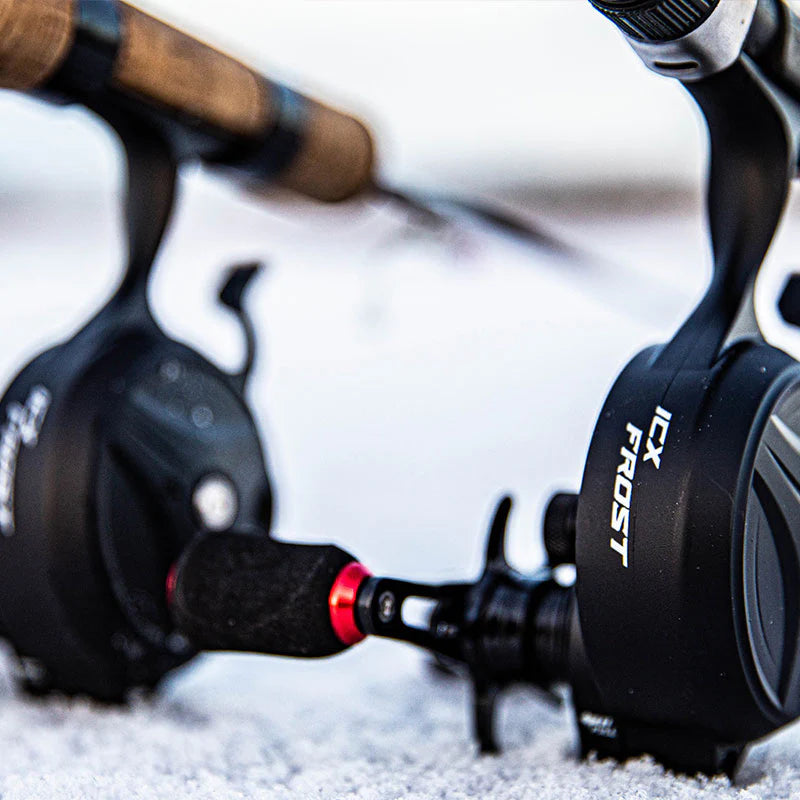 Piscifun ICX Frost Carbon Ice Fishing Reel, Magnetic Drop System,Large Spool Diameter