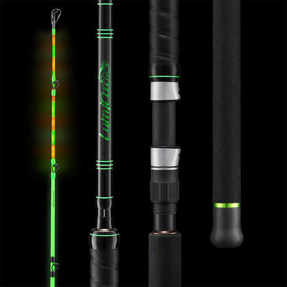 PISCIFUN® LED LumiCat II Catfish Rods , 2 Piece Casting Rods