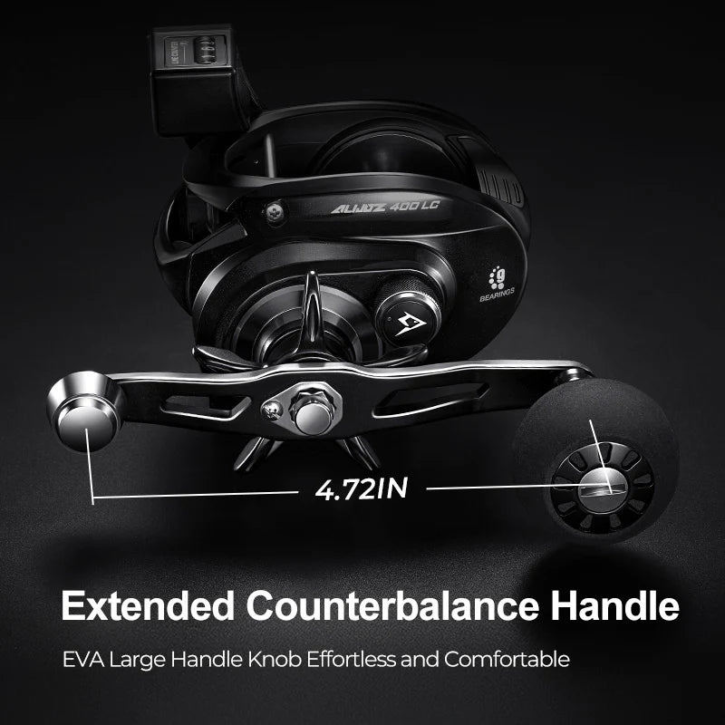 Piscifun® Alijoz 400 LC Saltwater Freshwater Line Trolling Reel With Bait Clicker