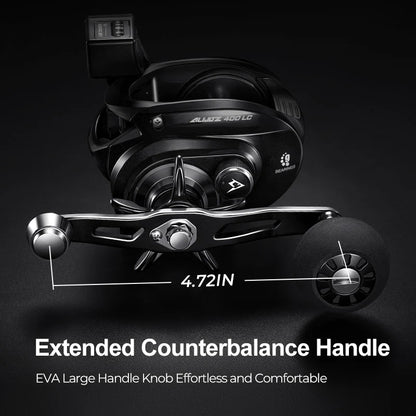 Piscifun® Alijoz 400 LC Saltwater Freshwater Line Trolling Reel With Bait Clicker