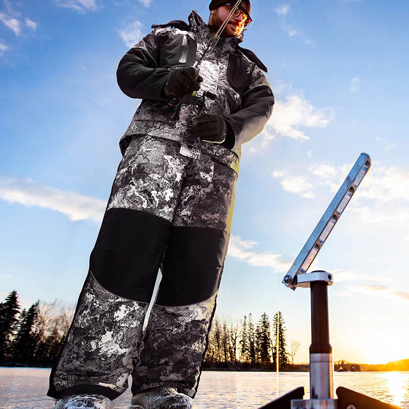 Piscifun Ice Fishing Insulated Bibs, Waterproof Fishing Bib