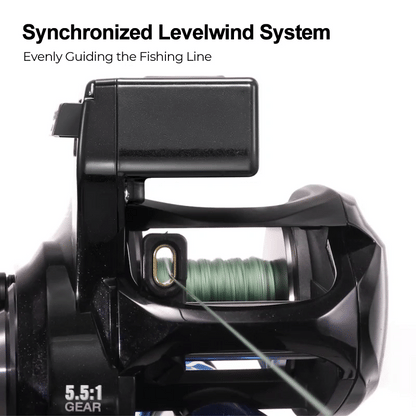 Piscifun® Alijoz 400 LC Saltwater Freshwater Line Trolling Reels With Bait Clicker