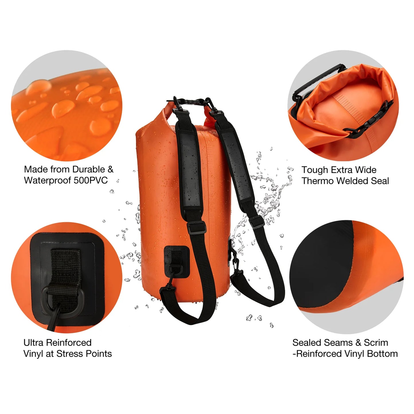 Piscifun® Waterproof Dry Bag for Fishing Boating Kayaking Surfing Rafting Camping