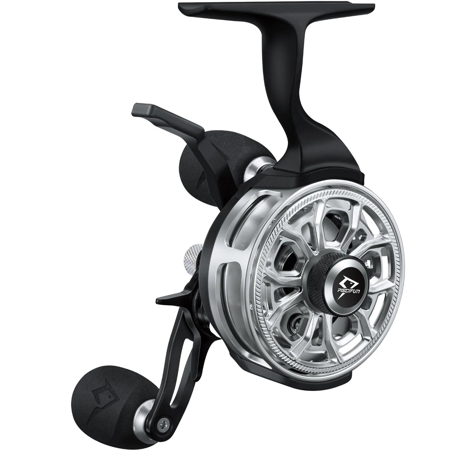 Piscifun® ICX Carbon Ice Fishing Reel, Structure Upgrade Magnetic Drop System Inline Ice Fishing Reel