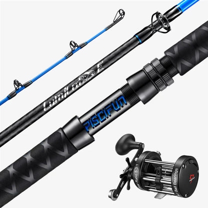Piscifun® Chaos XS Casting Reels and Catfish Casting Rods Combo