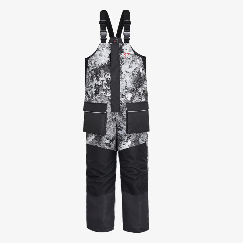 Piscifun Ice Fishing Insulated Bibs, Waterproof Fishing Bib With Flotation Technology