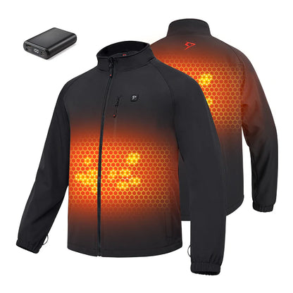 Piscifun Ice Fishing Suit,3 in 1  Heated Jacket,Waterproof Fishing Bib