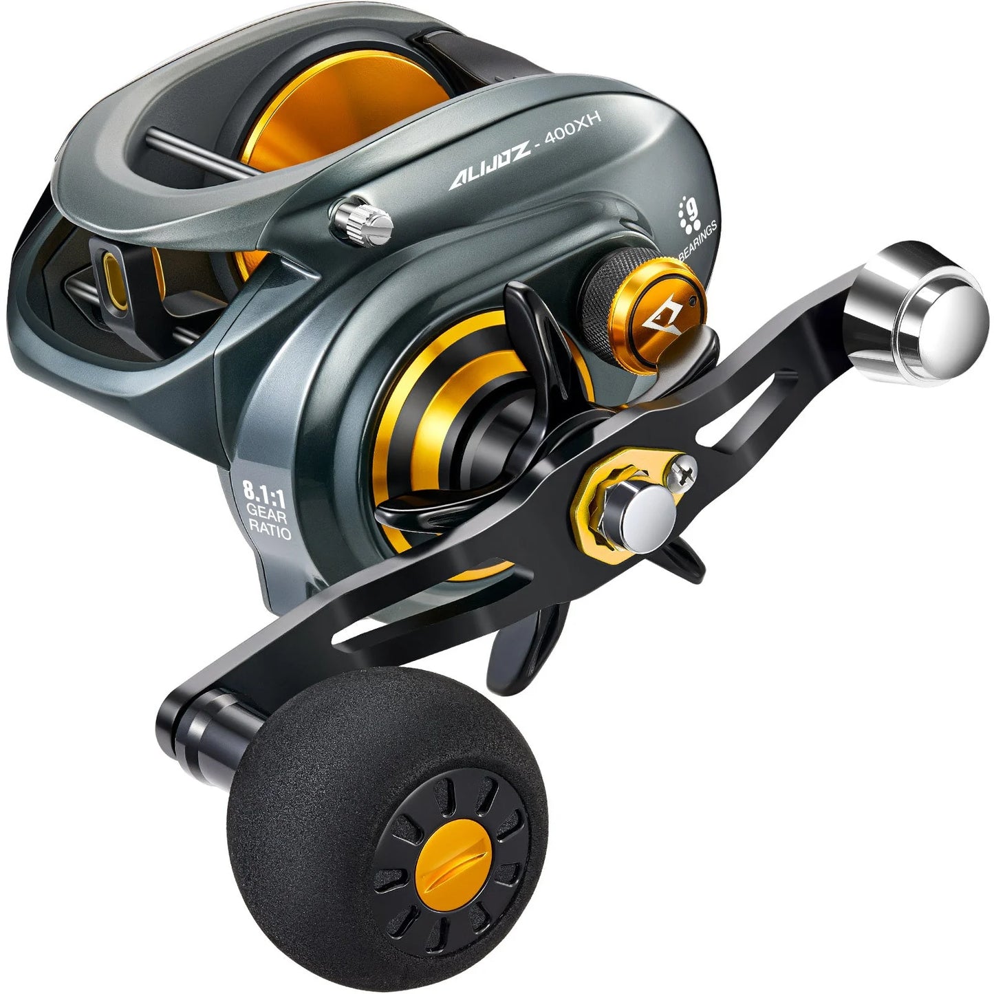 Piscifun® Alijoz 400 Saltwater Freshwater Baitcasting Reel With Bait Clicker