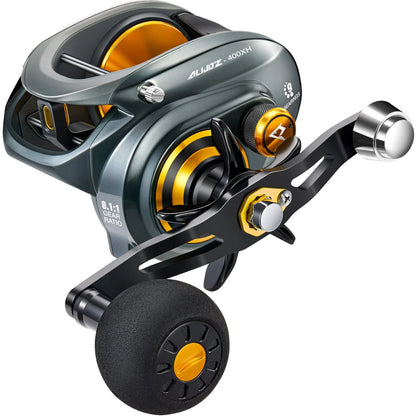 Piscifun® Alijoz 400 Saltwater Freshwater Baitcasting Reel With Bait Clicker