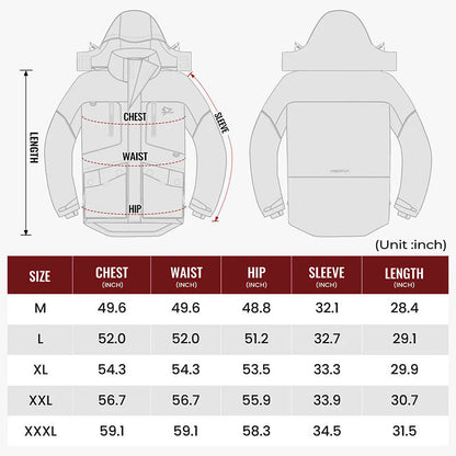 Piscifun Ice Fishing Suits, Insulated Jacket & Bibs Waterproof With Flotation Technology