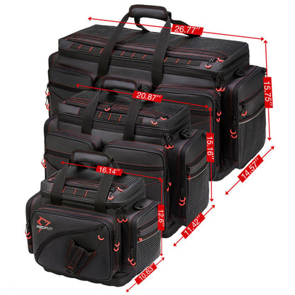 Piscifun® Travel Pro Fishing Tackle Bag with 4 Trays