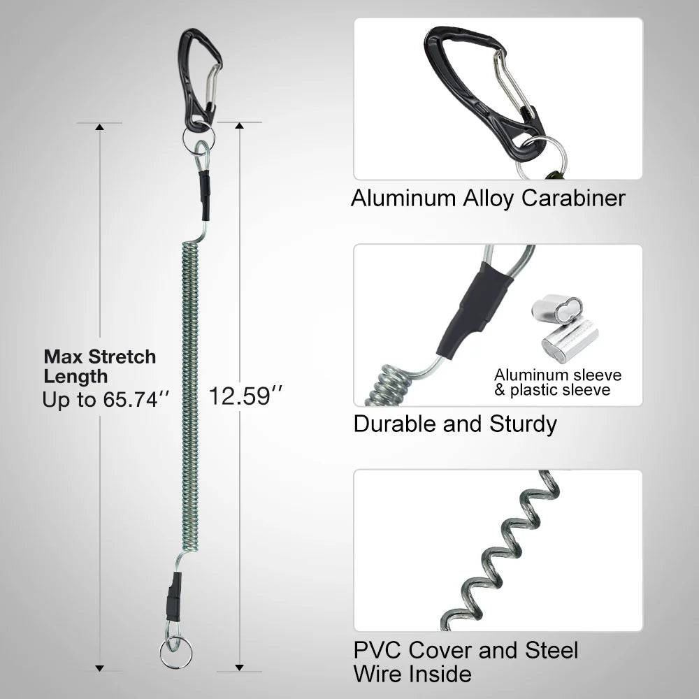 Piscifun® SXP Fishing Pliers Stainless Steel Hook Remover Pliers with Sheath and Lanyard Straight Nose