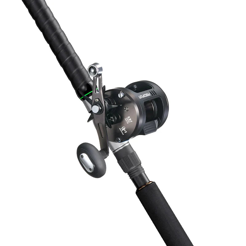 Piscifun® Chaos Pro CNC Baitcasting Reels and LED LumiCat II Casting Rods Combo