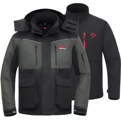 Piscifun Ice Fishing 3-in-1  Jacket Waterproof Fishing Jackets