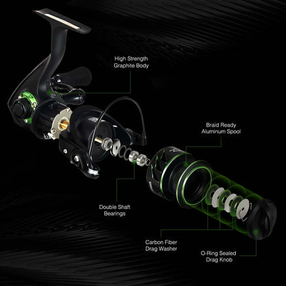 Piscifun® Viper X Spinning Reel High Speed Fishing Reel Size 500-5000