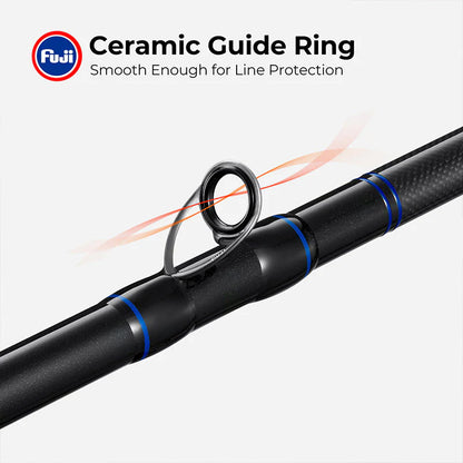 PISCIFUN® LED LumiCat II Catfish Rods , 2 Piece Casting Rods