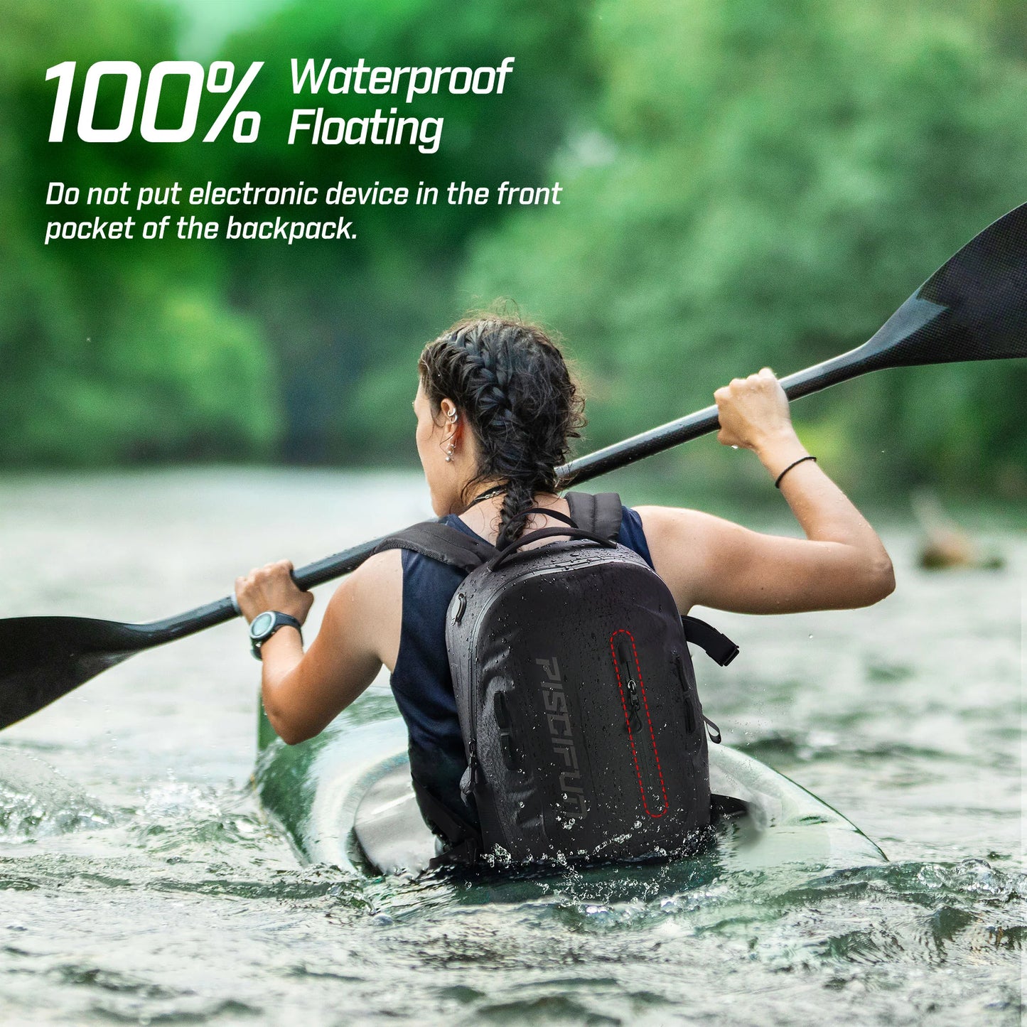 Piscifun Waterproof Backpack TPU Dry Bag  Waterproof Bag