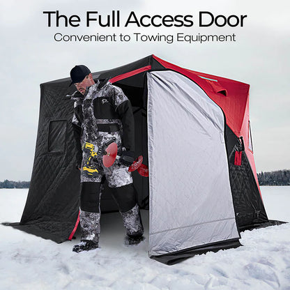 Piscifun 3-4 Person Ice Fishing Shelter, Pop-up Ice Fishing Tent Sale