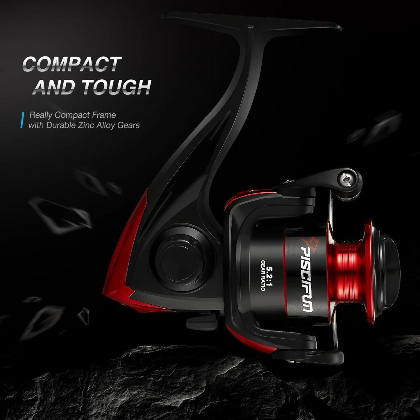 Piscifun® ICX 5 Ice Fishing Reel Quick Folding Handle