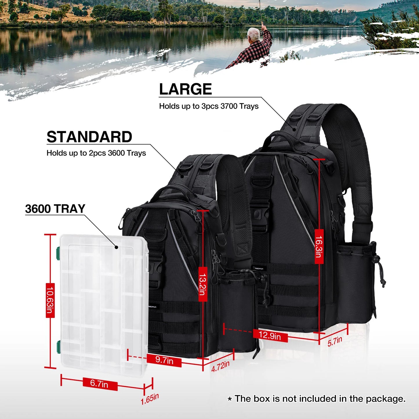 Piscifun® Travel X Fishing Tackle Bag Sale