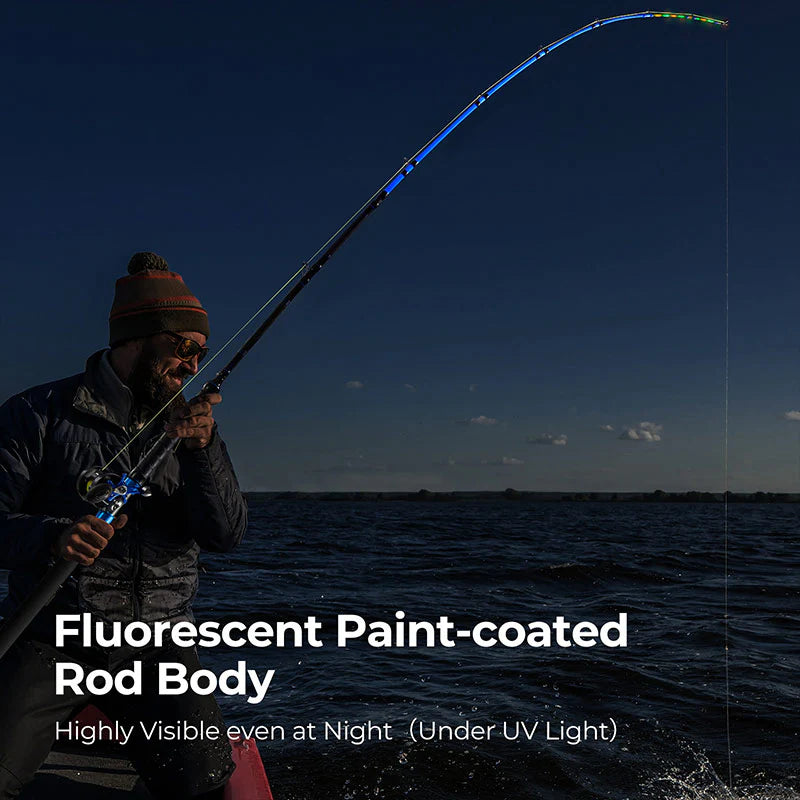 PISCIFUN® LED LumiCat II Catfish Rods , 2 Piece Casting Rods