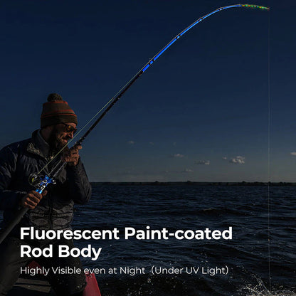 PISCIFUN® LED LumiCat II Catfish Rods , 2 Piece Casting Rods
