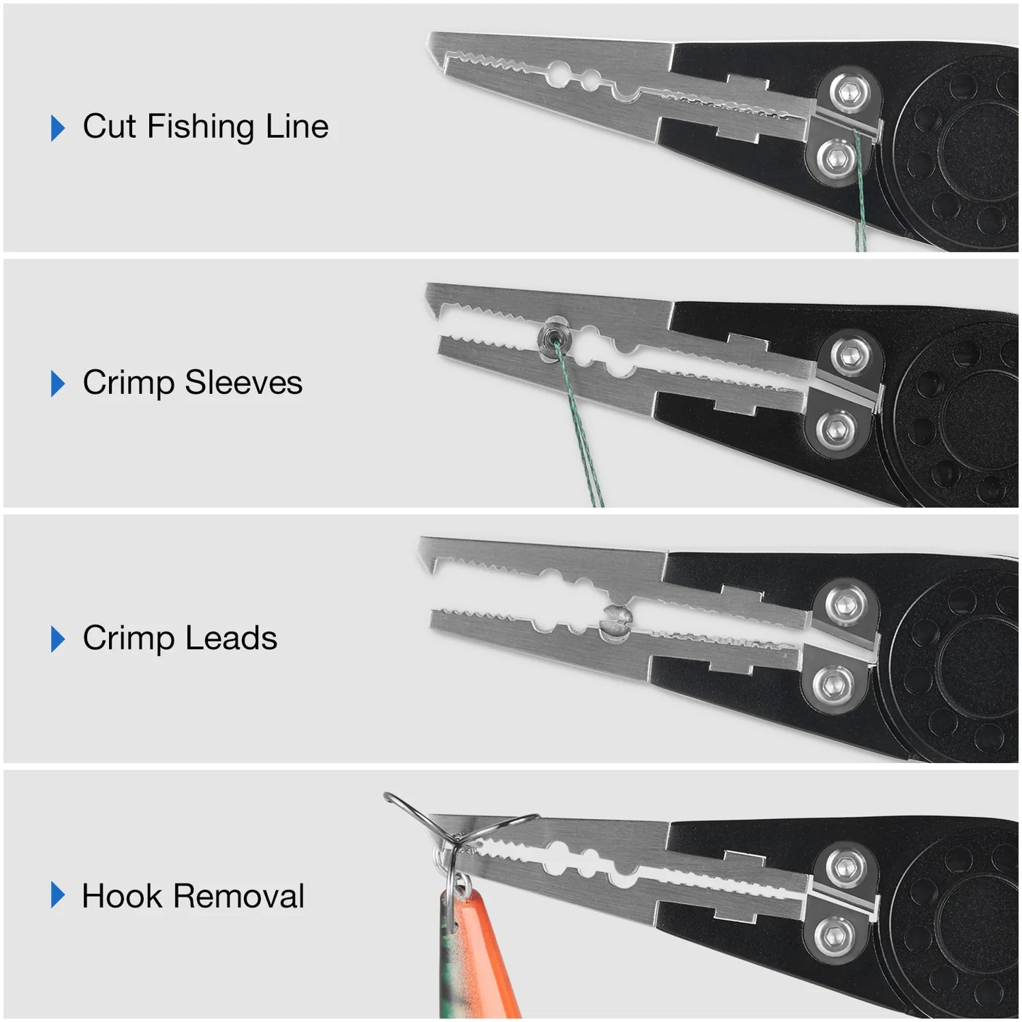 Piscifun® Ⅲ Aluminum Fishing Pliers Sale