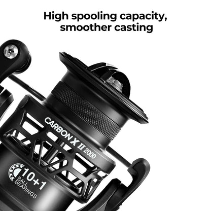 Piscifun®Carbon X II Spinning Reels Best Ultralight Spinning Fishing Reel