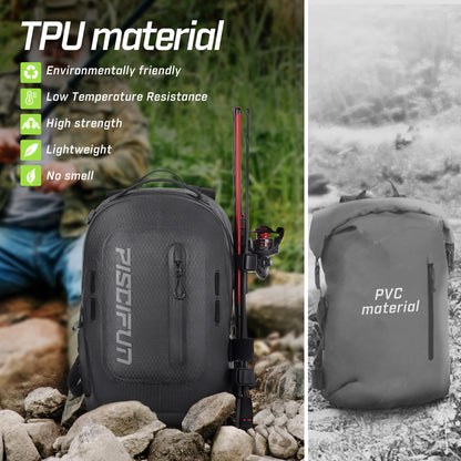 Piscifun Waterproof Backpack TPU Dry Bag  Waterproof Bag