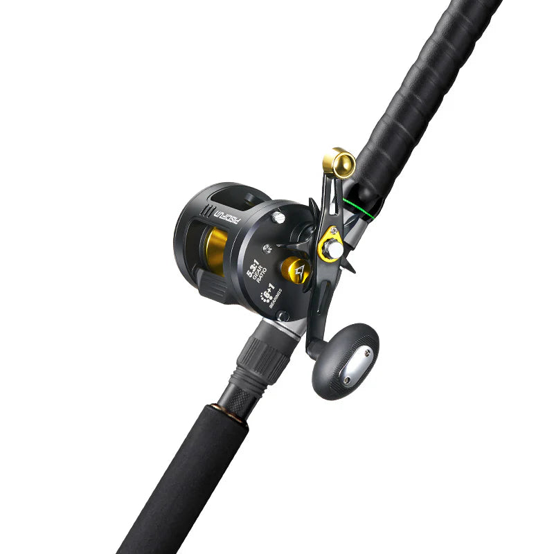 Piscifun® Chaos Pro CNC Baitcasting Reels and LED LumiCat II Casting Rods Combo