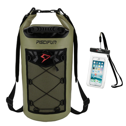 Piscifun® Waterproof Dry Bag for Fishing Boating Kayaking Surfing Rafting Camping