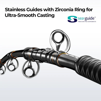 Piscifun® Saltflow High-Tech Rods For Offshore Saltwater Fishing