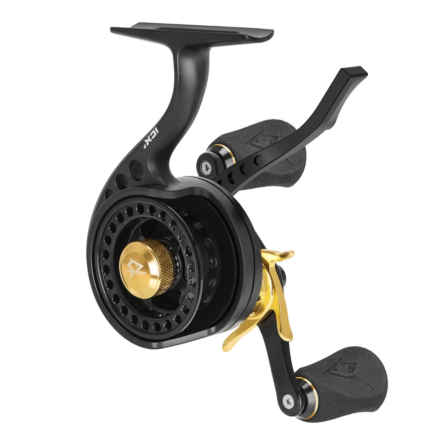 Piscifun® ICX Precision Ice Fishing Reel, 2.6:1 Inline FreeSpool Ice Reel Ultra Smooth Strength 7+1 Shielded Ball Bearings