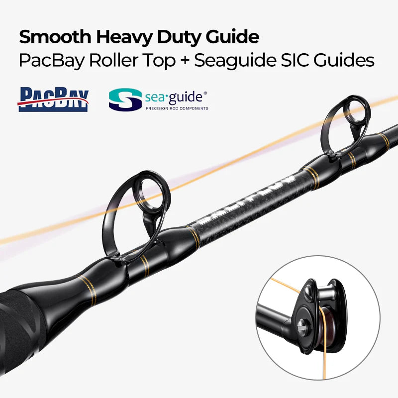 Piscifun Saltflow Bent‑Butt Offshore Saltwater Boat Rod