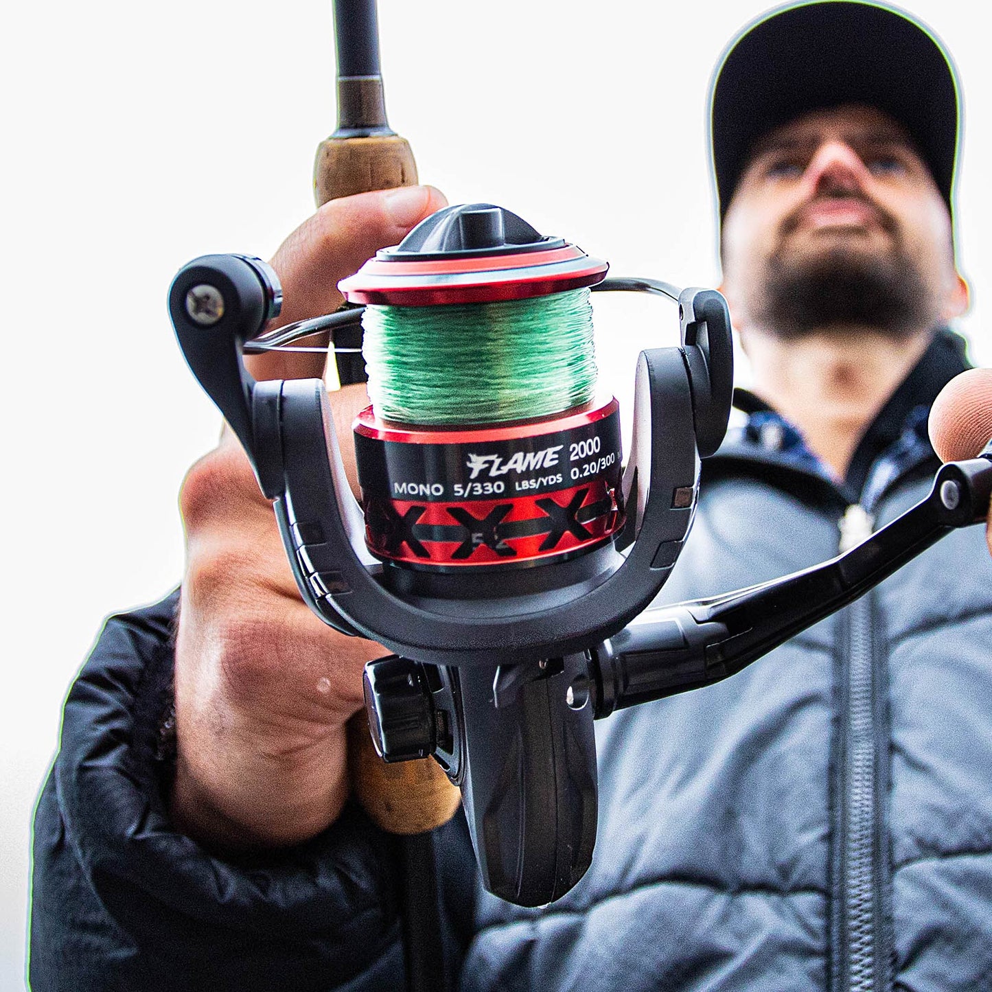 Piscifun® Flame Spinning Reel Red Fishing Reel
