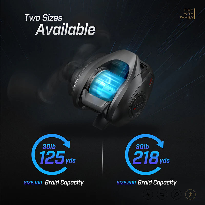 Piscifun® Torrent II Baitcasting Fishing Reel/Casting Reel