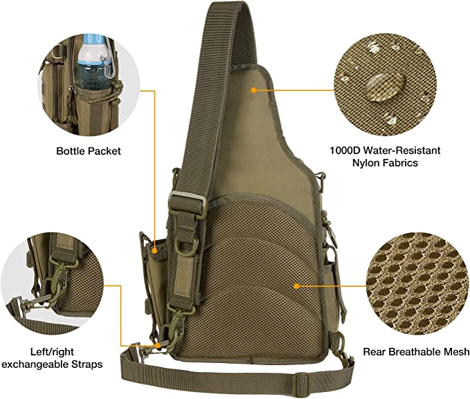 Piscifun® Outdoor Tackle Bag For Fishing Hiking Camping Cycling