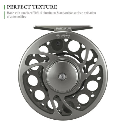 Piscifun® Sword Fly Fishing Reel Grey Sale