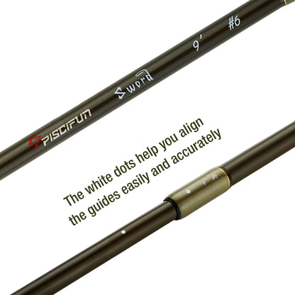 Piscifun® Sword Fly Fishing Rod 4 Piece Fly Rod